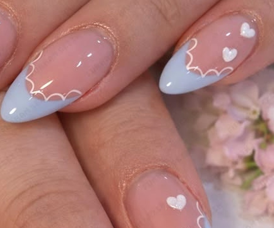 Baby blue is the quiet-luxury shade of the season
